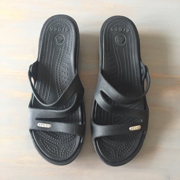 CROCS Shoes | Crocs Patricia Wedge Sandal Size 7 | Poshmark